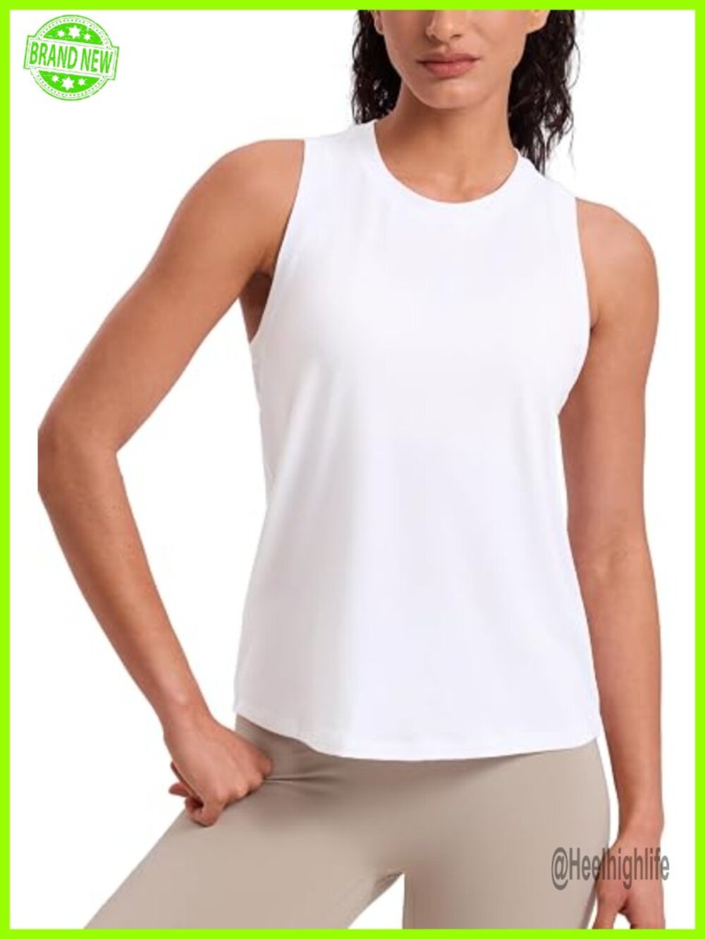 Quick Dry Racerback Tank Top - Moisture Wicking Athletic Running Sleeveless